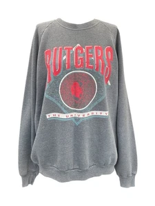 Felpa vintage Rutgers University - Foto 1 di 1