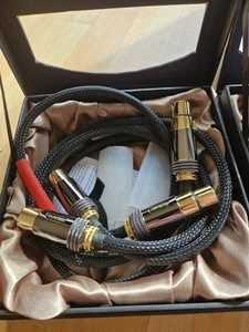 Goldkabel XLR Black Edition 2x1 00m Audiokabel XLR Stecker high end. - Bild 1 von 4