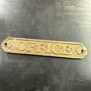 Vintage Messing Büro Türschild - Bild 1 von 6