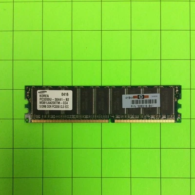Samsung M381L6423ETM-CC4 326316-041 PC3200U 512MB DDR Random Access Memory RAM - Image 1 of 4