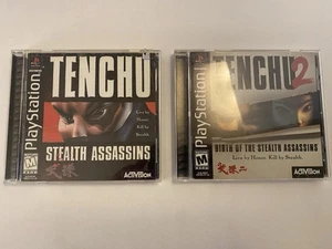 Tenchu 1 & 2 Birth of the Stealth Assassins PlayStation PS1 CIB Completo Probado! - Imagen 1 de 12
