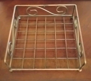 VINTAGE METAL NAPKIN/LETTER HOLDER - Picture 1 of 5