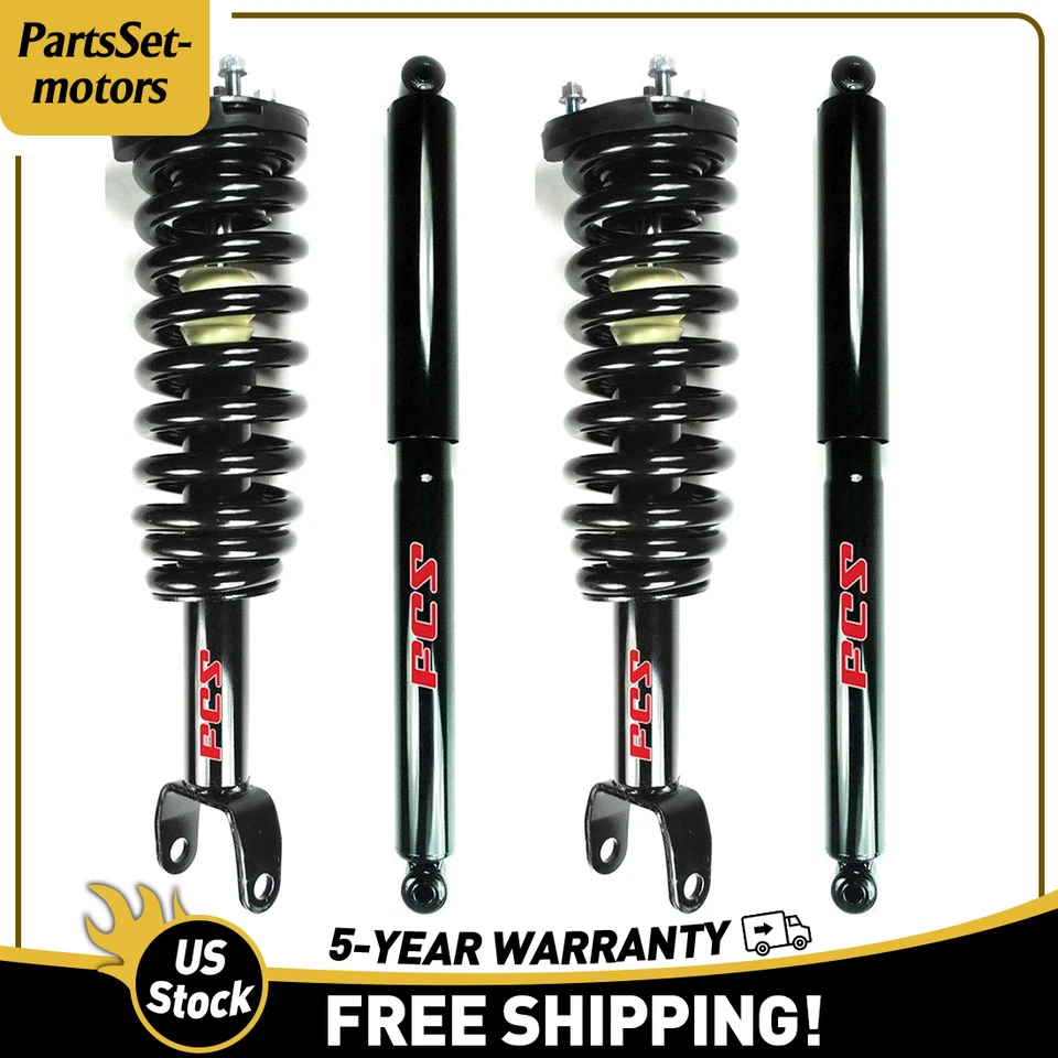 Puntales delanteros y amortiguadores traseros originales para Dodge Dakota 2005-2009 4x4 garantía de por vida Foto 1 de 4