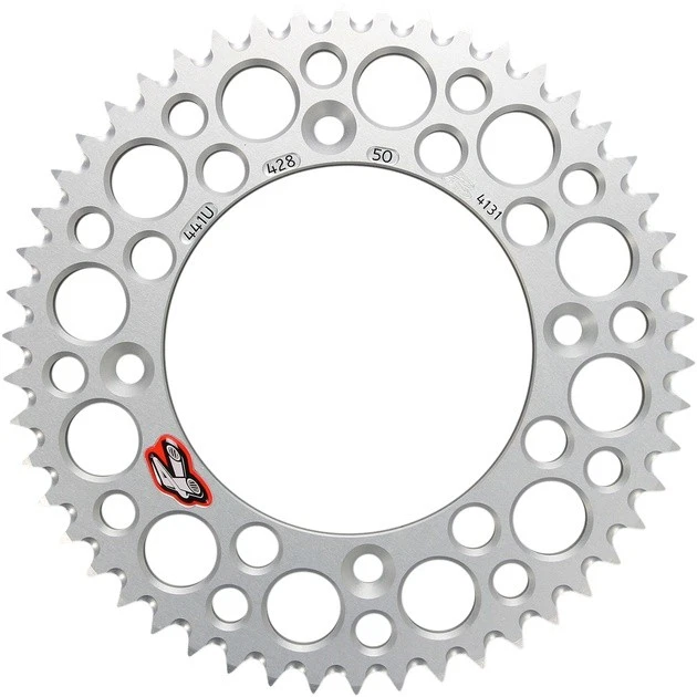 Renthal 428 Ultralight Aluminum Rear Sprocket 50T Silver KTM 85 SX/105 SX Foto 1 de 1