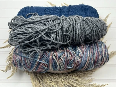 Yarn Grab Bag Mixture Tagless 13.65 OZ Variety Red Gray Blue Multi Color - Image 1 of 4