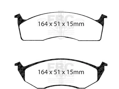 Juego de pastillas de freno delanteras Eagle Vision 1995-1997 EBC 54527NFRH 1996 Foto 1 de 4