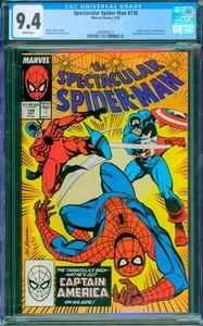 Spectacular Spider-Man 138 CGC 9.4 1st Full Tombstone Marvel 1988 - Picture 1 of 3