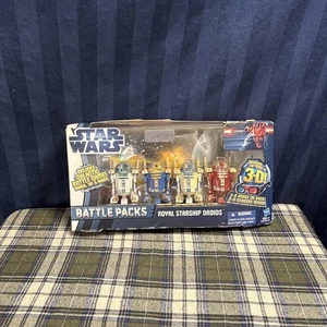 Royal Starship Droids Battle Packs STAR WARS Walmart 3-D NEW SEALED       C3 - Picture 1 of 10