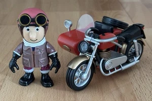 Postbote Pat AJ Bains Motorrad mit Beiwagen + Figur - Bild 1 von 5