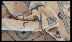 Hand Knotted Area Rug | Beautiful 8x10 Turkish Style Oushak Rug - Picture 1 of 7