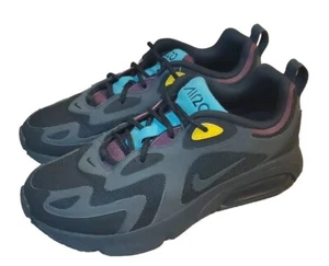 Nike Air Max 200 Bordeaux Anthracite Black Shoe Sneaker Womens 8 AT 6175-001 - Picture 1 of 10