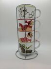 Pier 1 Holiday Dogs Tea Coffee Cup Stackable 8 Breeds Boxer Bulldog