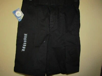 Uniforme Escolar UNIVERSAL NEGRO Niños Talla 14 FRENTE PLANO Pantalones Cortos Cintura Ajustable Foto 1 de 4