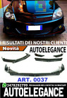 OPEL ASTRA H LAMA SOTTO PARAURTI ANTERIORE IN ABS LOOK RS NERO SPLITTER -
