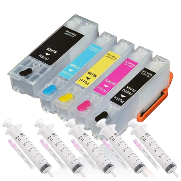 Nachfüll Patronen CISS für EPSON XP510 XP520 XP600 XP605 XP615 XP620 (kein OEM) - Bild 1 von 1