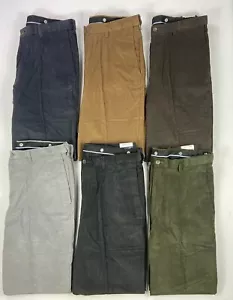 Men's Haggar Classic Fit Premium Stretch Cord Corduroy Pants - Picture 1 of 13