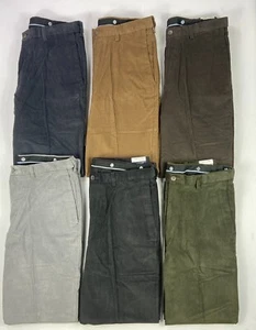 Men's Haggar Classic Fit Premium Stretch Cord Corduroy Pants 38 x 32 New - Picture 1 of 3
