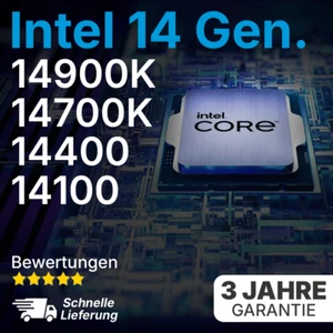 Intel Core i3 i5 i7 i9 Prozessor CPU PC Processor Socket LGA1700 Generation 14 - Bild 1 von 10