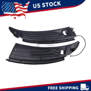 For 09-14 Ford F150 Windshield Wiper Cowl Panel Grille Set w/ Seals Right & Left - Picture 1 of 10