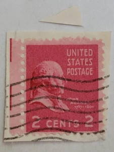 Francobollo Stati Uniti ~ John Quincy Adams ~ 2 ₵ rosso ~ pubblicato ~ c.1938 - 047 - Foto 1 di 6