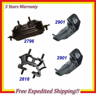 Motor y transmisión de 3,1 L para Buick Century 1997-2005 Juego de montaje 4 piezas M774 Foto 1 de 4