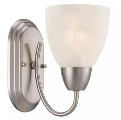 Designers Fountain 15005-1B-35 都灵壁灯拉丝镍银 8 — 第 1/4 张图片