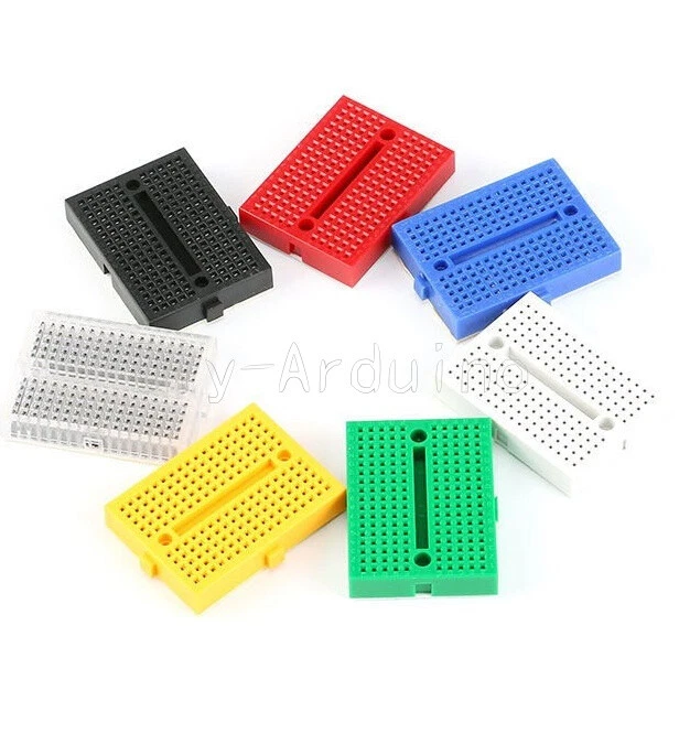 MARKENLOS 5 Color Mini Solderless Prototype Breadboard 170 Tie-points For Arduino