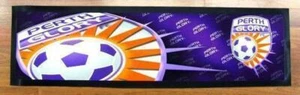 PERTH GLORY FC A-LEAGUE SOCCER RUBBER BACK BAR RUNNER - Picture 1 of 1
