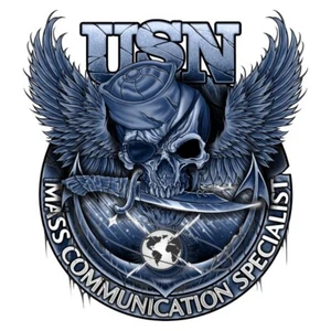 Mass Communication Specialist Rate Decal - USN Rate Decal - 4" US Navy Decal - Bild 1 von 2