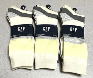 Gap Men's Cotton Crew Socks 9 Pairs Shoe Size: 6-12 Multicolor - Picture 1 of 9