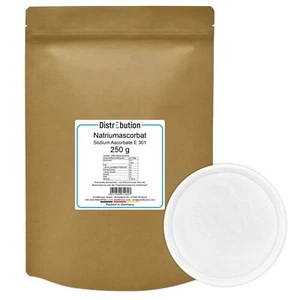 Natriumascorbat 250 g Antioxidationsmittel Pulver, Glutenfrei, Vegan, Vitamin C - Bild 1 von 3