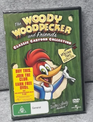NEW: THE WOODY WOODPECKER & FRIENDS Classic Collection Vol. 2 DVD R4 PAL - Image 1 of 2