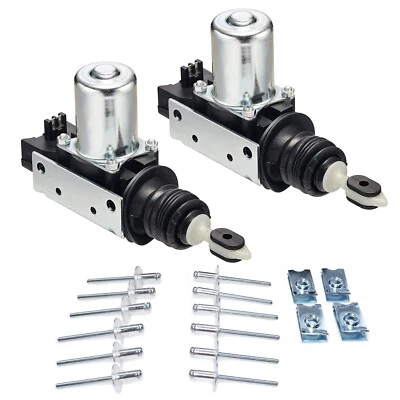 2x Pestillo de actuador de bloqueo de puerta eléctrico con soporte para camioneta Chevrolet GMC Cadillac Foto 1 de 4