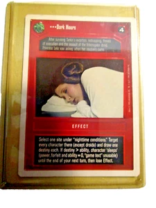 Star Wars CCG Dark Hours Premiere WB White Boarded Decipher - Picture 1 of 1