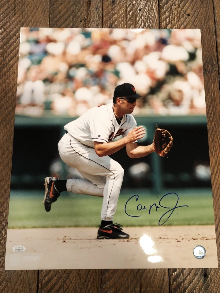 Cal Ripken Jr AUTOGRAPHED SIGNED 16X20 PHOTO Orioles JSA Certified! HoF - Image 1 of 4
