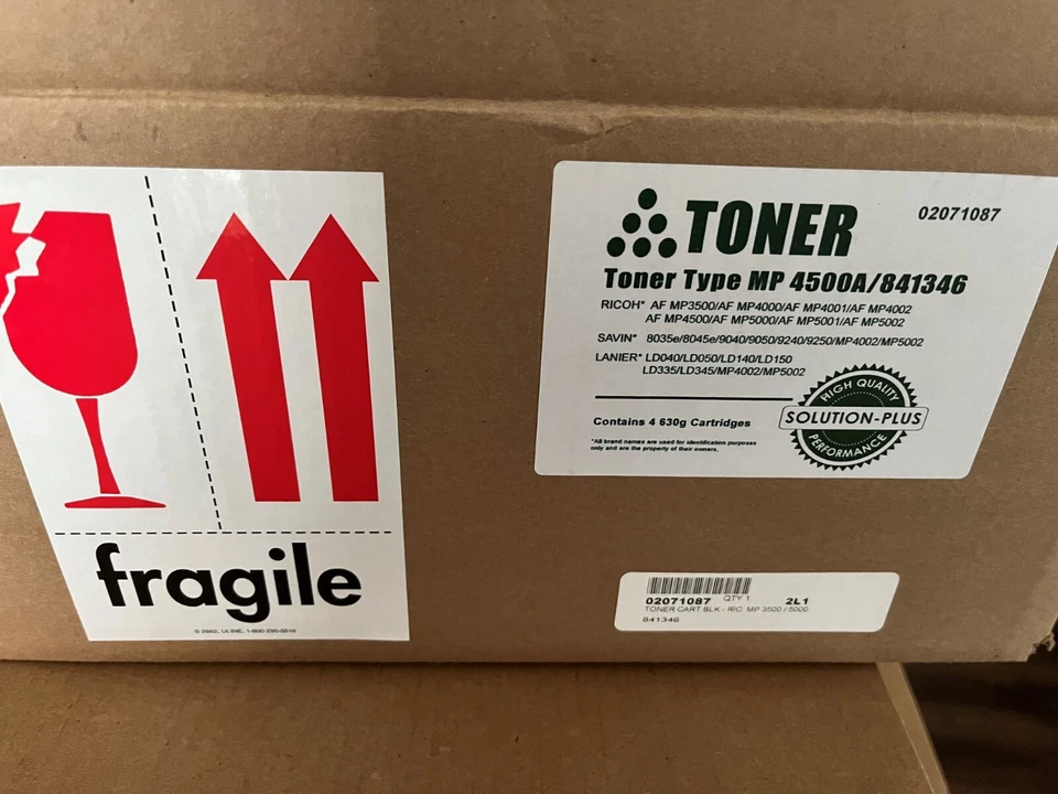 Tóner compatible para Ricoh 841346 cartucho negro Foto 1 de 1