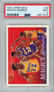 1991 Upper Deck #29 Magic's Moment PSA 9 - Picture 1 of 2