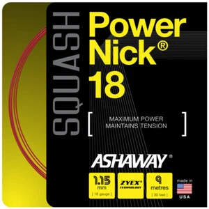 Ashaway PowerNick 18 - 1.15mm (Red) 9m Packet - Picture 1 of 3