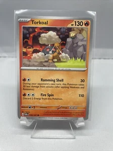 Pokemon TCG Torkoal 030/167 Twilight Masquerade Trading Card - Picture 1 of 2