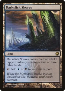 MTG - Darkslick Shores - Foil Scars of Mirrodin NM L2 - Picture 1 of 1