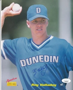 ROY HALLADAY 1995 SIGNATURES ROOKIES 8X10 PHOTO ROOKIE AUTOGRAPH CARD JSA/COA - Picture 1 of 3