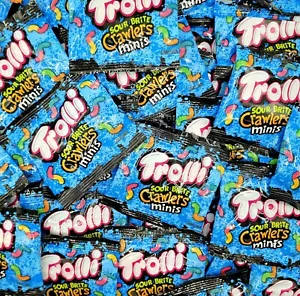 TROLLI Sour Brite Crawlers Minis, Delicious Gummi Fun Size Bulk Candy (4 Pounds) - Picture 1 of 9