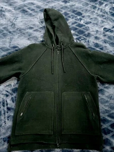 WeatherWool Black Fullweight Hooded Jacket – Size Medium – Made in USA - Picture 1 of 9