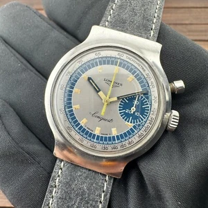 Men's Watch Longines Vintage Olimpiade 1972 Munich Chronograph Monopush Cal.334 - Picture 1 of 17