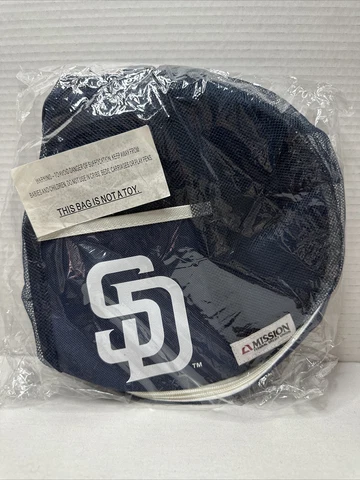 San Diego Padres Bag Mission Federal Credit Union W/Arm Strap NIB Cover