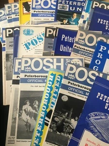 Peterborough United HOME programmes 1960s 1970s 1980s League & Cup - Picture 1 of 40