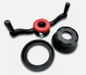 Wheel Balancer Haweka SoftGrip Quick Hub Wing Nut Set 40mm X 4mm Shaft Coats FMC - Picture 1 of 1