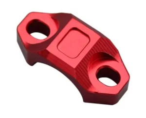 7/8" 22MM UNIVERSAL BRAKE/CLUTCH MASTER CYLINDER CLAMP PERCH BRACKET MOUNT RED - Picture 1 of 2
