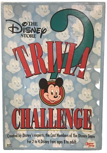 Vintage Disney Store Trivia Challenge Board Card Game 1993 - Never Used - Picture 1 of 13