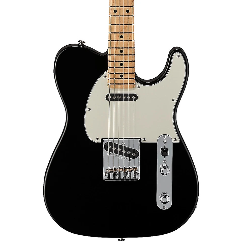 G&L Fullerton Deluxe ASAT Classic Electric Guitar - Jet Black With Maple